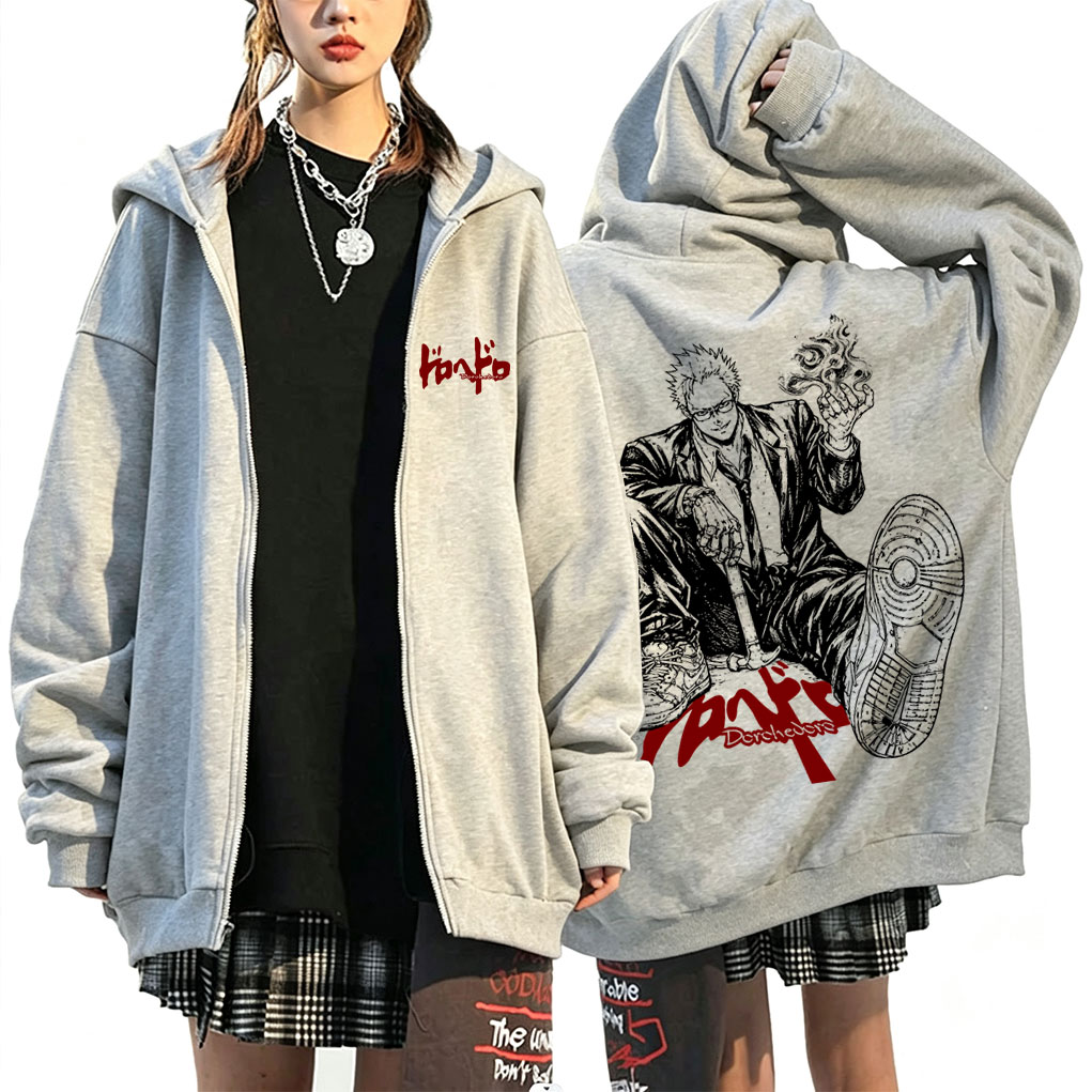 Anime Merch Hoodie - Anime Dorohedoro Shin‌ Merch Zipper Hoodie