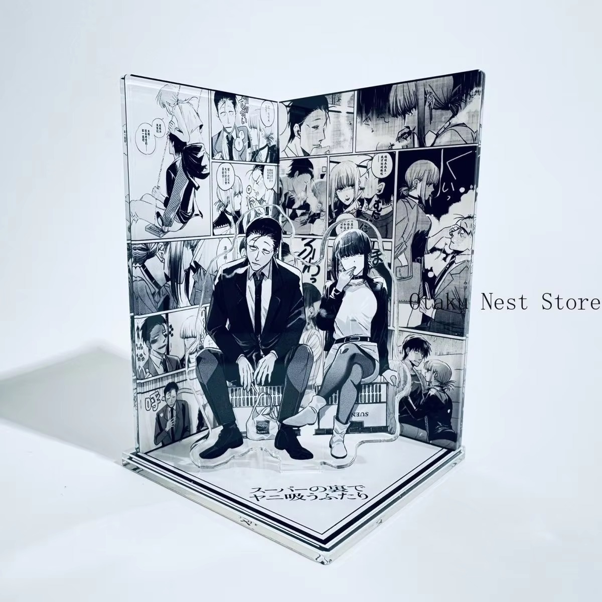 Free Anime Merchandise - Anime Smoking Behind The Supermarket with