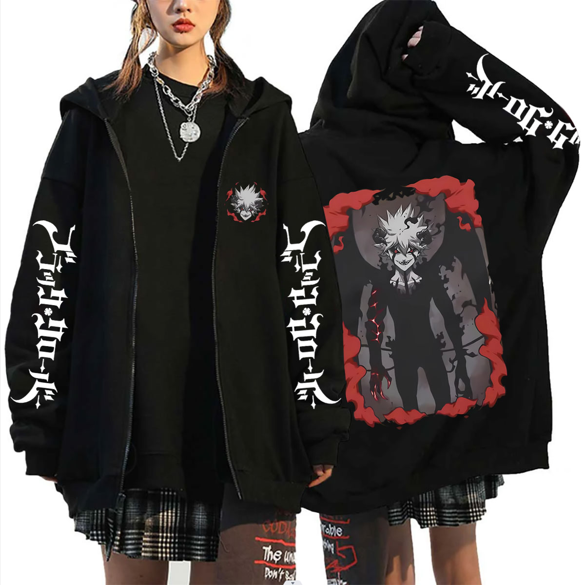 Anime Black Clover Asta Merch  - огляд і ціна Anime Merch Hoodie