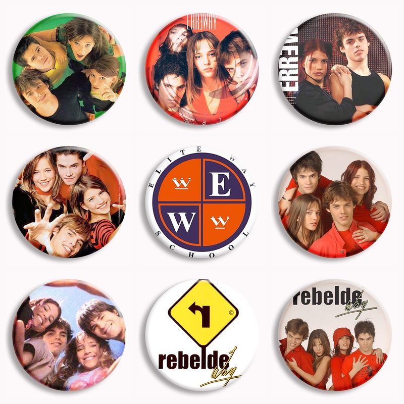 Movie Rebelde Way Soft Button  - огляд і ціна Pin Button Badge