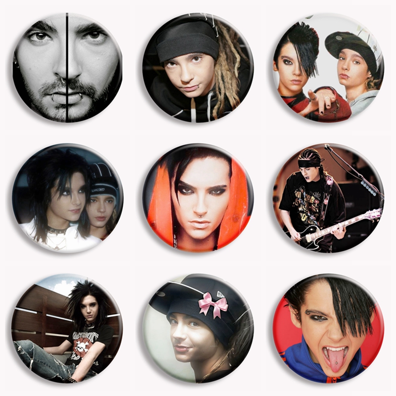 Rock Band Tokio Hotel Kaulitz  - огляд і ціна Pin Button Badge