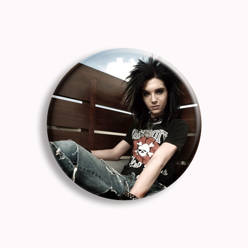Rock Band Tokio Hotel Kaulitz  - огляд і ціна Pin Button Badge