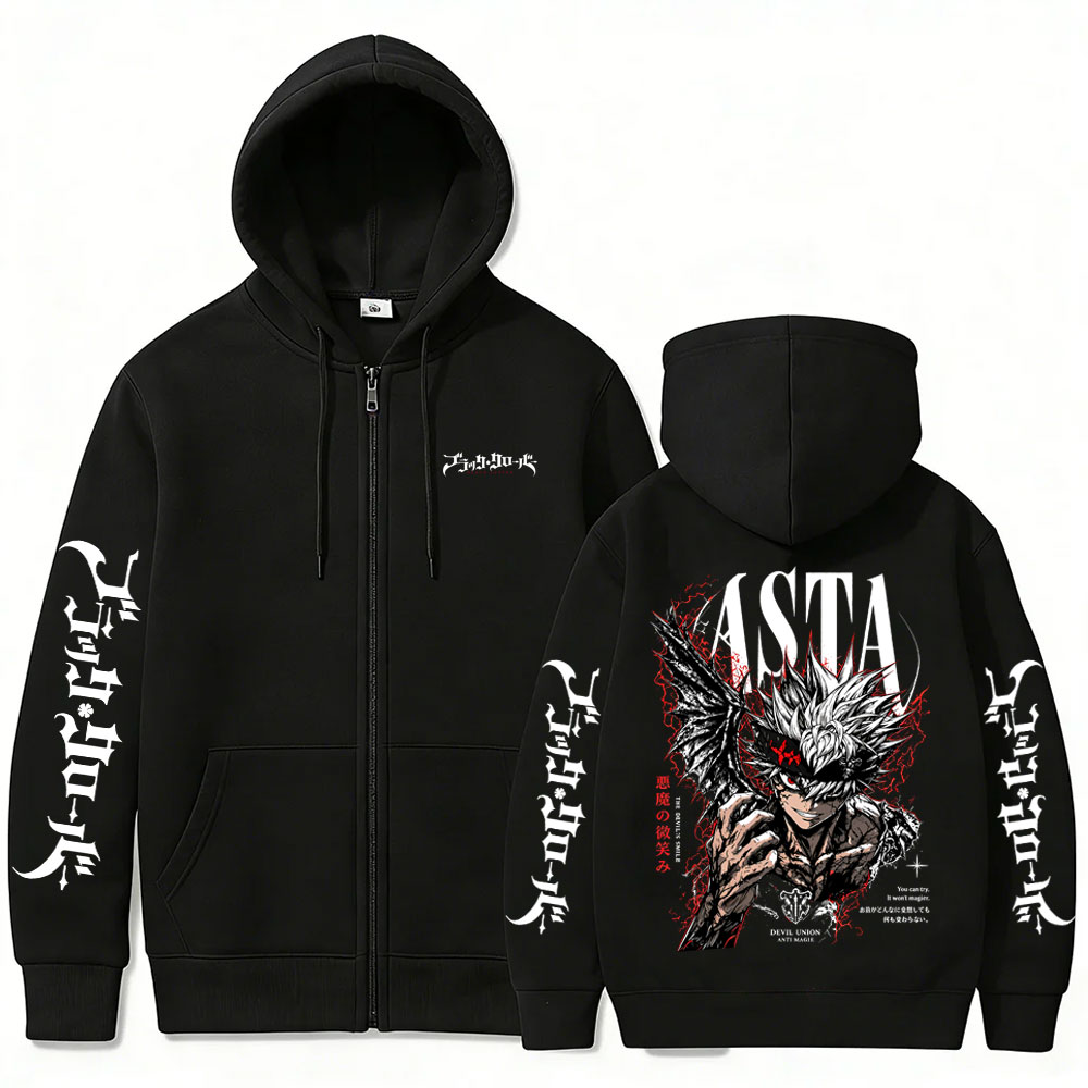 Anime Black Clover Asta Merch  - огляд і ціна Anime Merch Hoodie