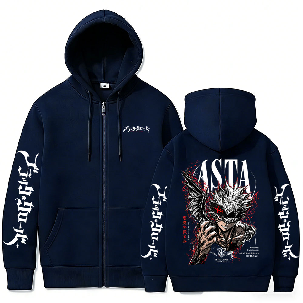 Anime Black Clover Asta Merch  - огляд і ціна Anime Merch Hoodie