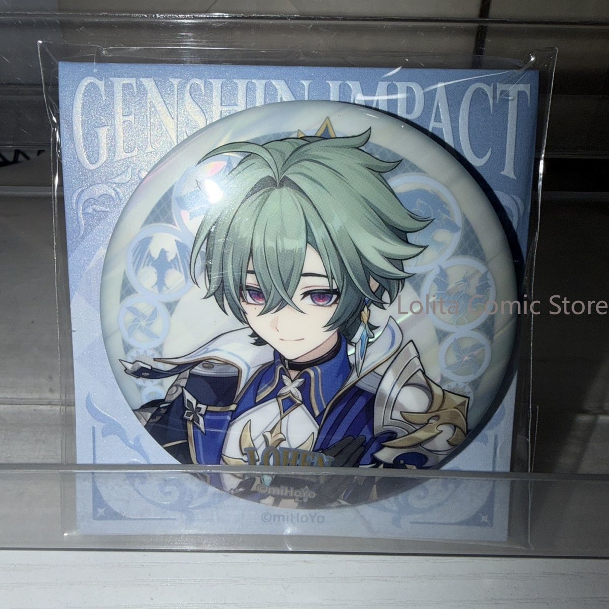 Anime Genshin Impact Lohen Cos - огляд і ціна Pin Button Badge
